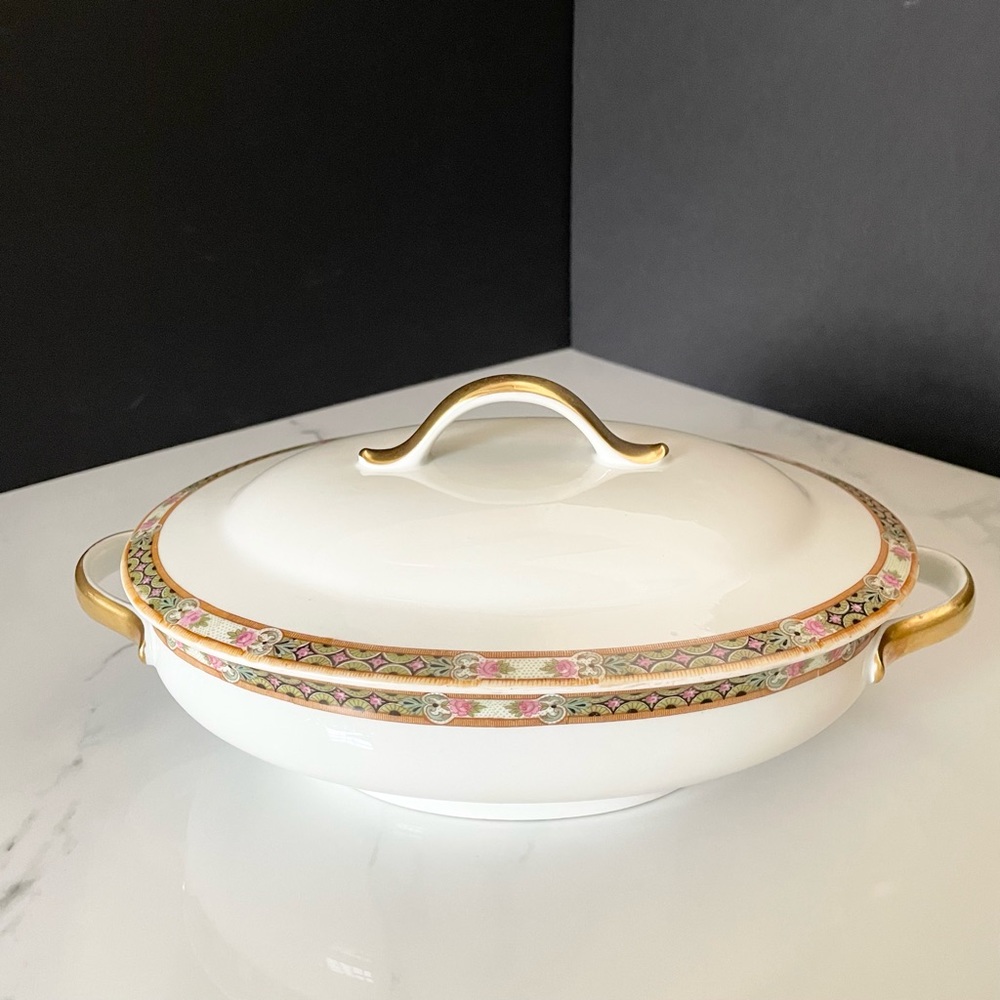 Casserole Server with Lid - Guerin Limoges